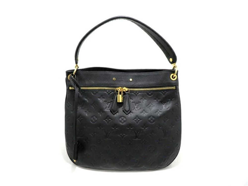 LOUIS VUITTON Spontini Shoulder Bag Monogram Empreinte Noir Black